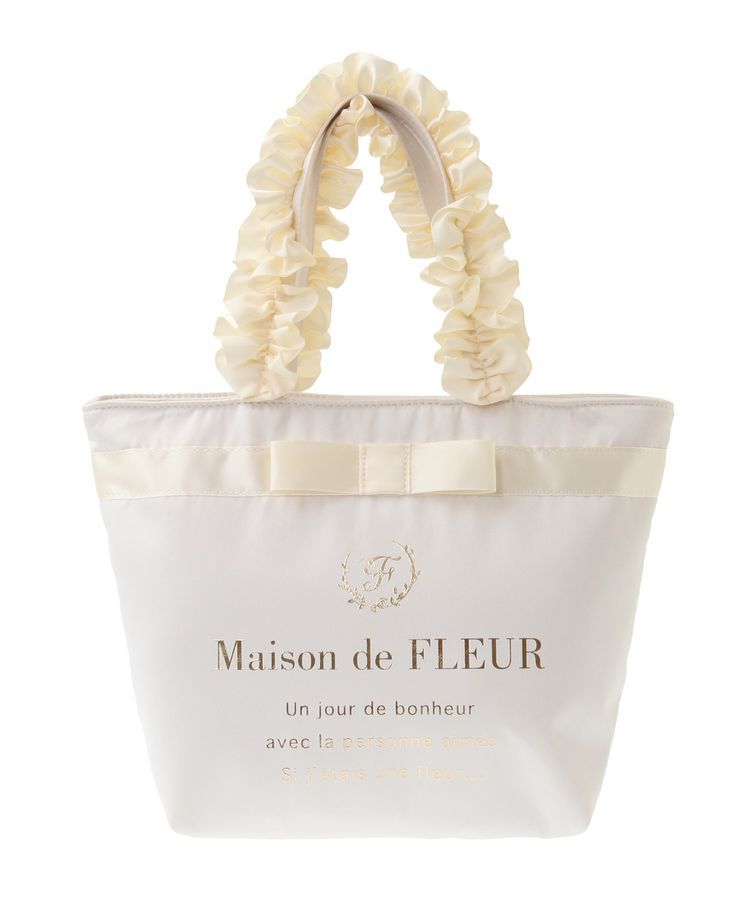 Maison de FLEUR「ブランドロゴフリルハンドルトートSバッグ」|トートバッグ|