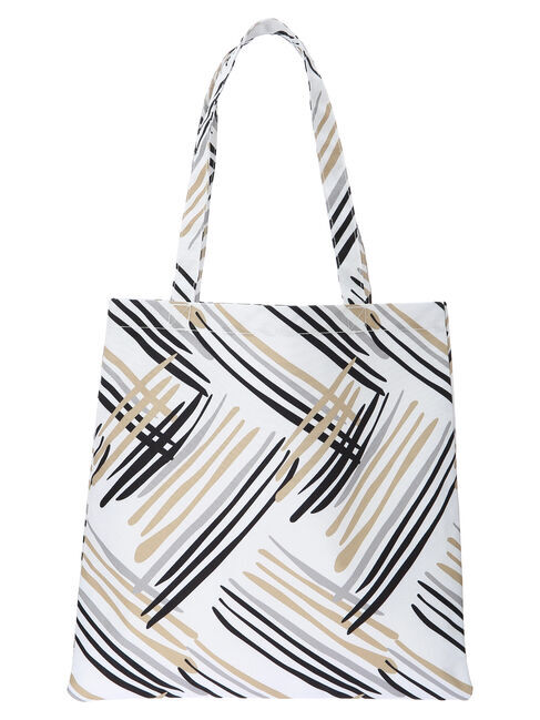  「パターンプリントファブリックトート」|ハンドバッグ|