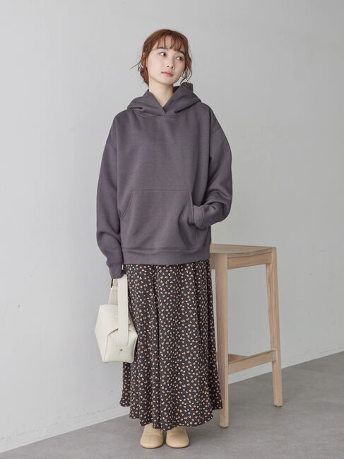  「フワフワ裏起毛パーカースウェット」|Tシャツ・カットソー|