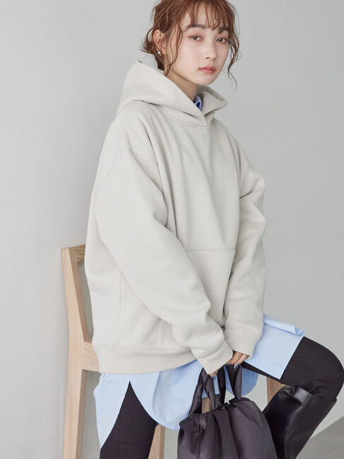  「フワフワ裏起毛パーカースウェット」|Tシャツ・カットソー|