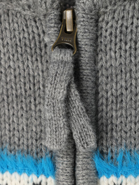  「カウチン柄ニットカーディガン」|カーディガン|