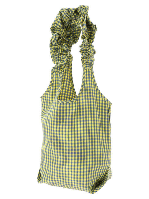  「ギンガムフリルバッグ」|ハンドバッグ|