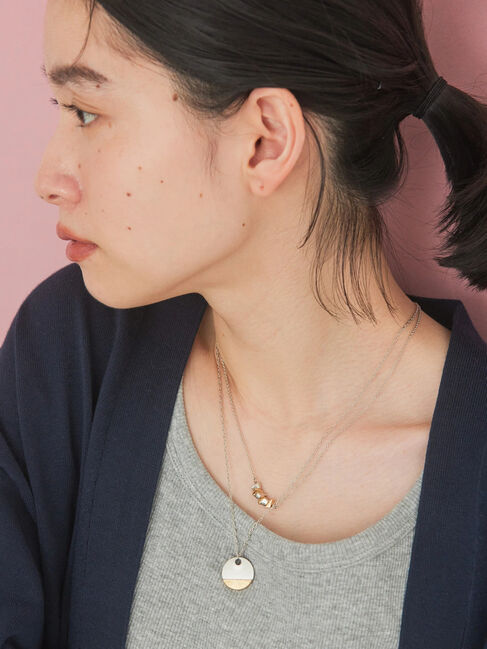  「サザレメタルコイン3WAYネックレス」|ネックレス|