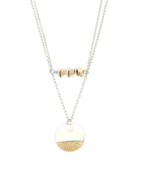  「サザレメタルコイン3WAYネックレス」|ネックレス|