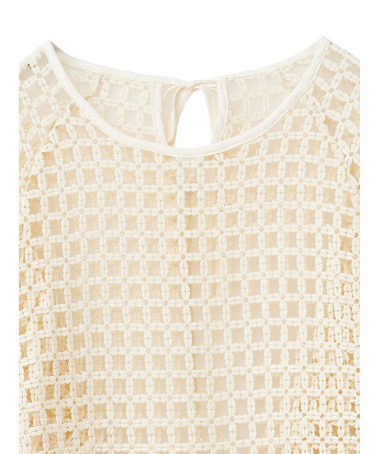 Green Parks「・SUGAR　SPOON　フラワーメッシュプルオーバー」|Tシャツ・カットソー|