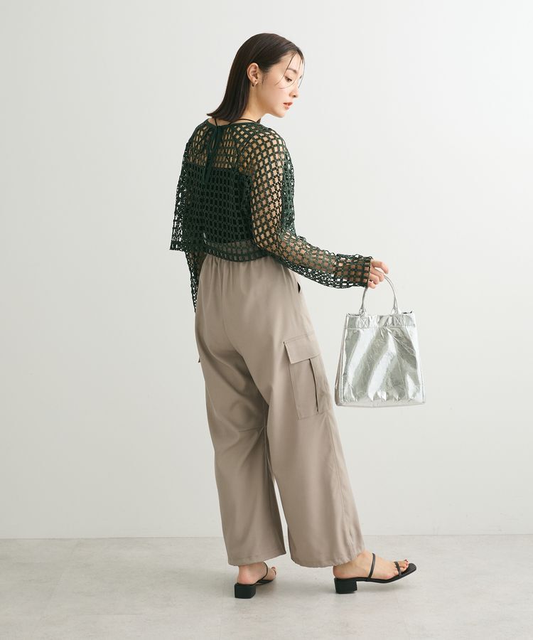 Green Parks「・SUGAR　SPOON　フラワーメッシュプルオーバー」|Tシャツ・カットソー|