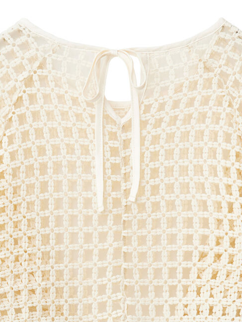 Green Parks「・SUGAR　SPOON　フラワーメッシュプルオーバー」|Tシャツ・カットソー|