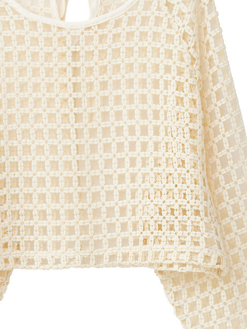 Green Parks「・SUGAR　SPOON　フラワーメッシュプルオーバー」|Tシャツ・カットソー|