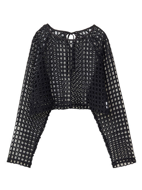 Green Parks「・SUGAR　SPOON　フラワーメッシュプルオーバー」|Tシャツ・カットソー|