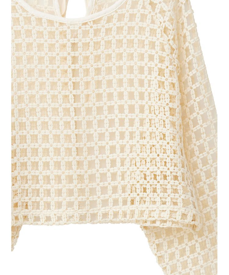 Green Parks「・SUGAR　SPOON　フラワーメッシュプルオーバー」|Tシャツ・カットソー|