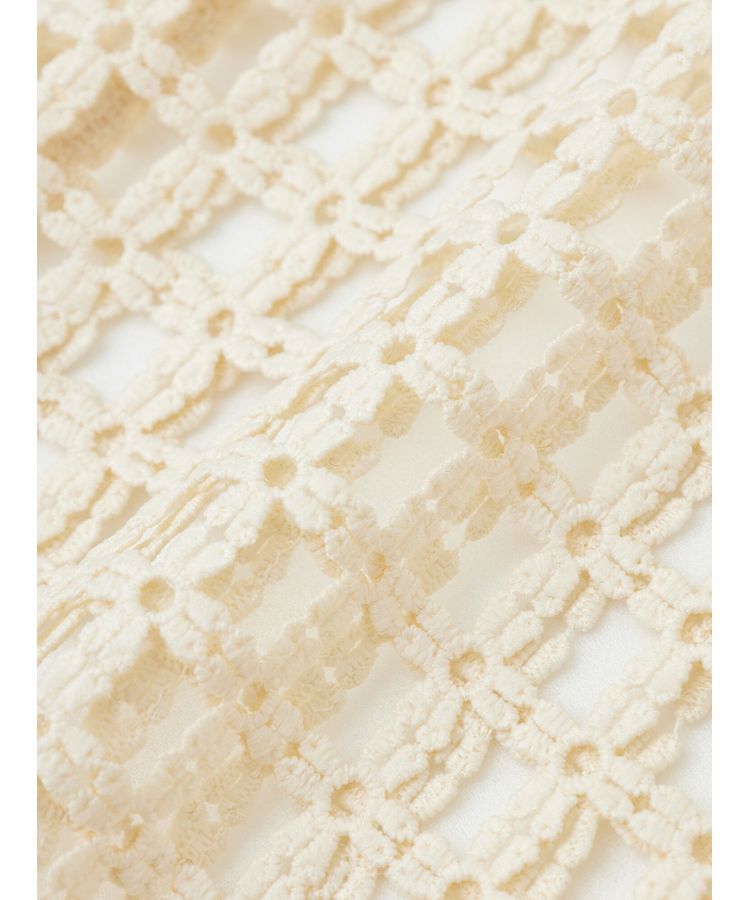 Green Parks「・SUGAR　SPOON　フラワーメッシュプルオーバー」|Tシャツ・カットソー|