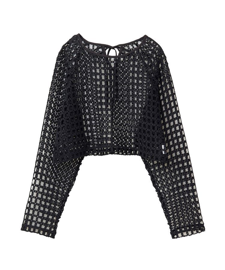 Green Parks「・SUGAR　SPOON　フラワーメッシュプルオーバー」|Tシャツ・カットソー|