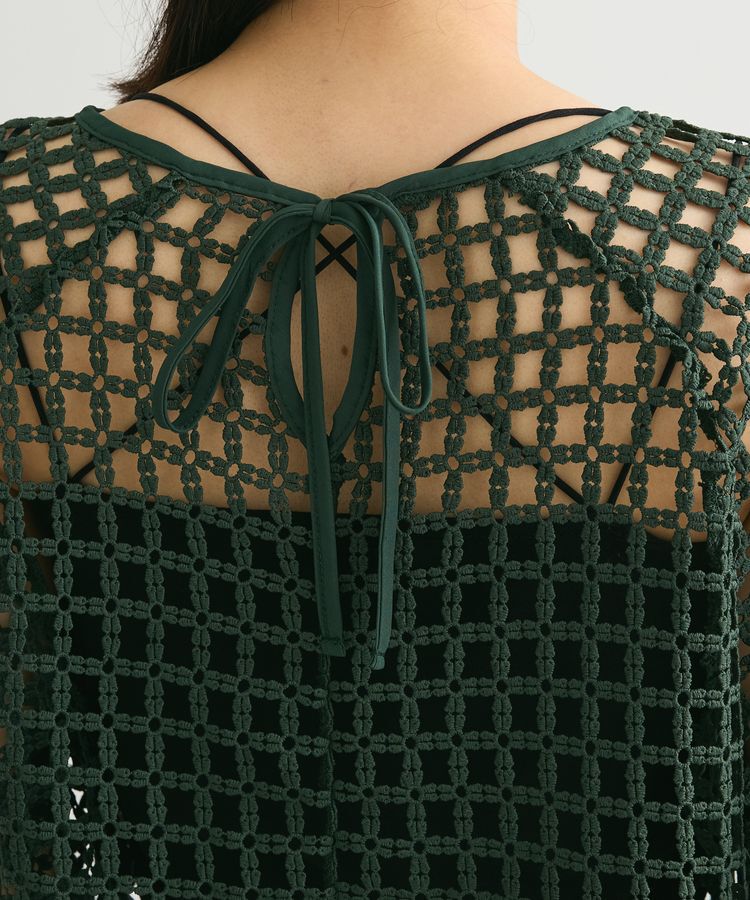 Green Parks「・SUGAR　SPOON　フラワーメッシュプルオーバー」|Tシャツ・カットソー|