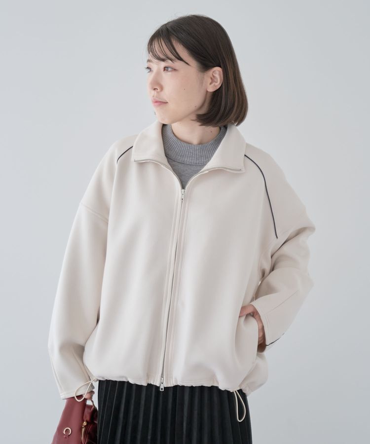 Green Parks「コードラインスタンドカットブルゾン」|その他|Ivory