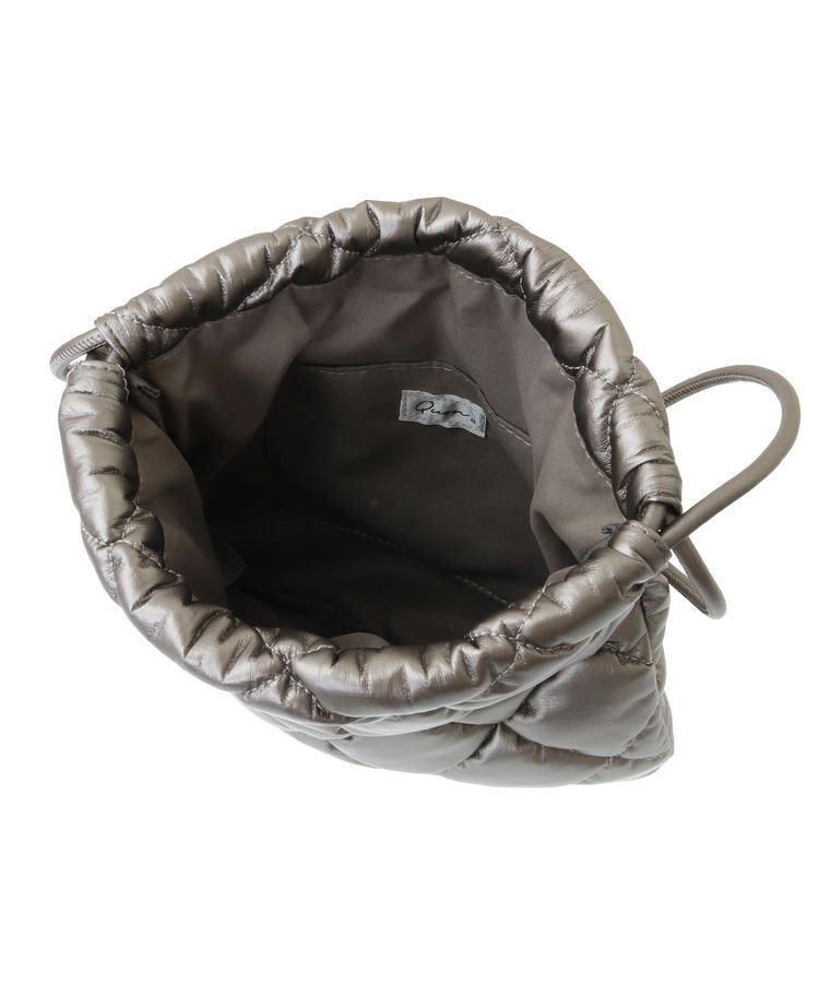 Green Parks「・QUON 合皮キルト巾着」|ポーチ|