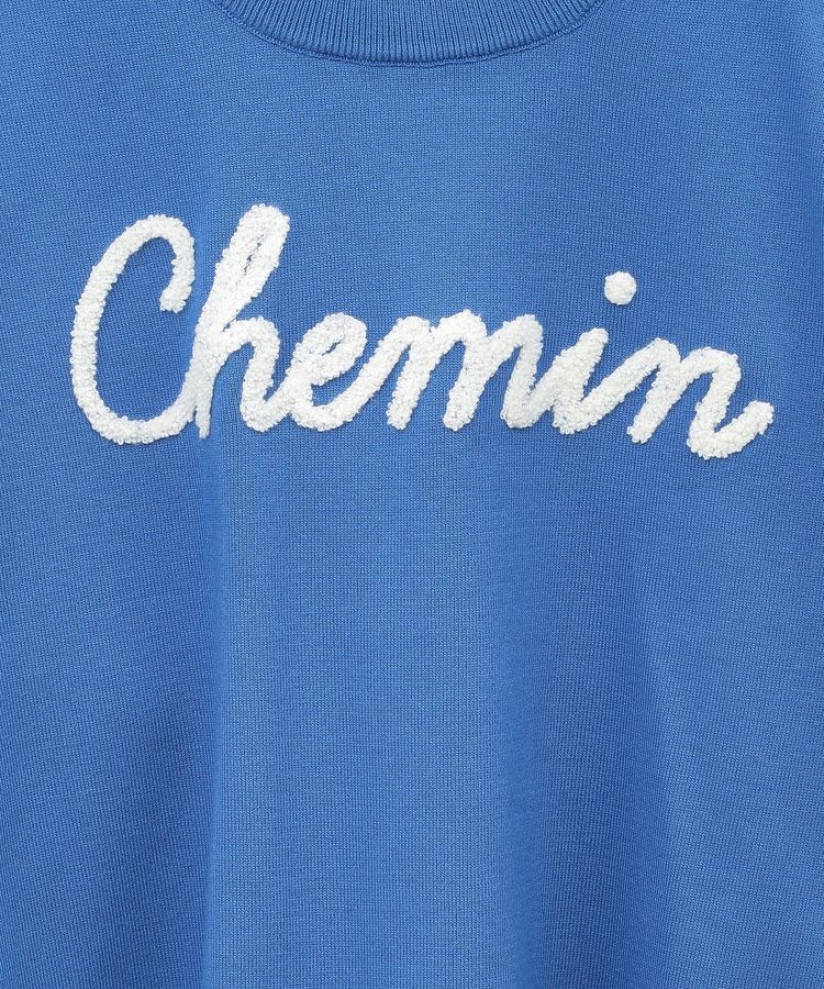 Green Parks「洗える さがら刺しゅうロゴニットプルオーバー」|ニット・セーター|