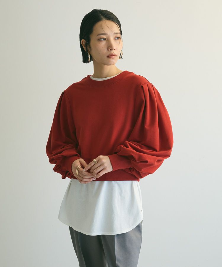 armonia「armonia.タックスリーブスウェット」|スウェット・ジャージ|