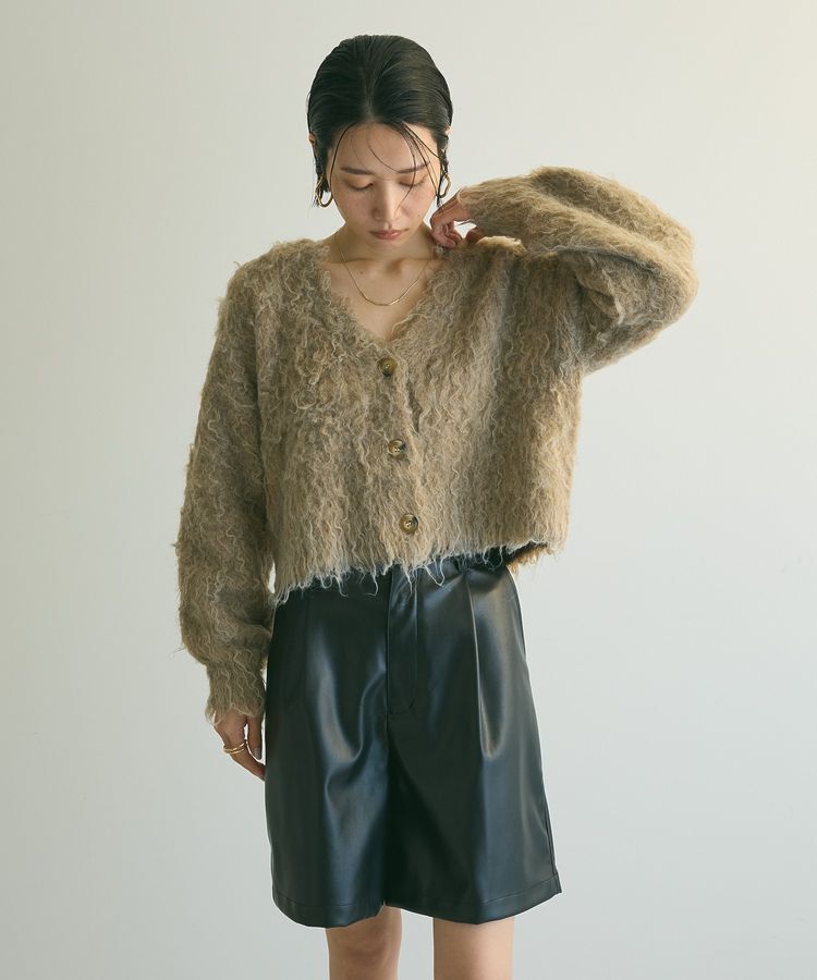 armonia「armonia.シャギーショートカーディガン」|カーディガン|