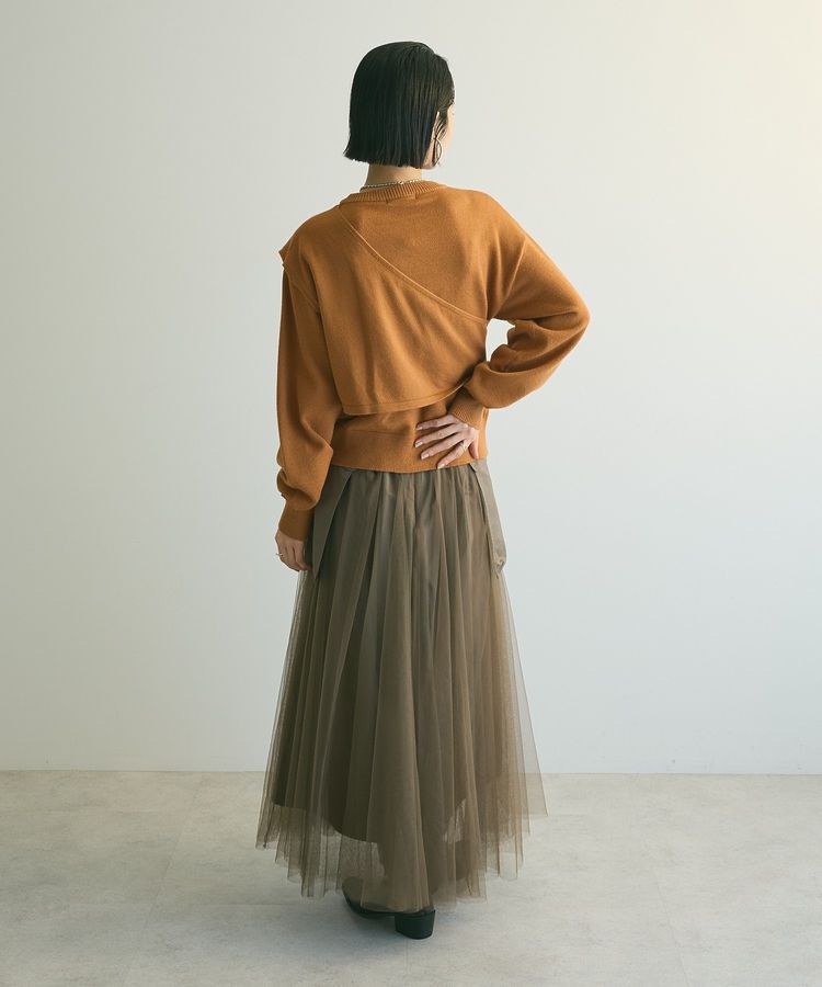 armonia「armonia.ツイストレイヤードプルオーバー」|ニット・セーター|