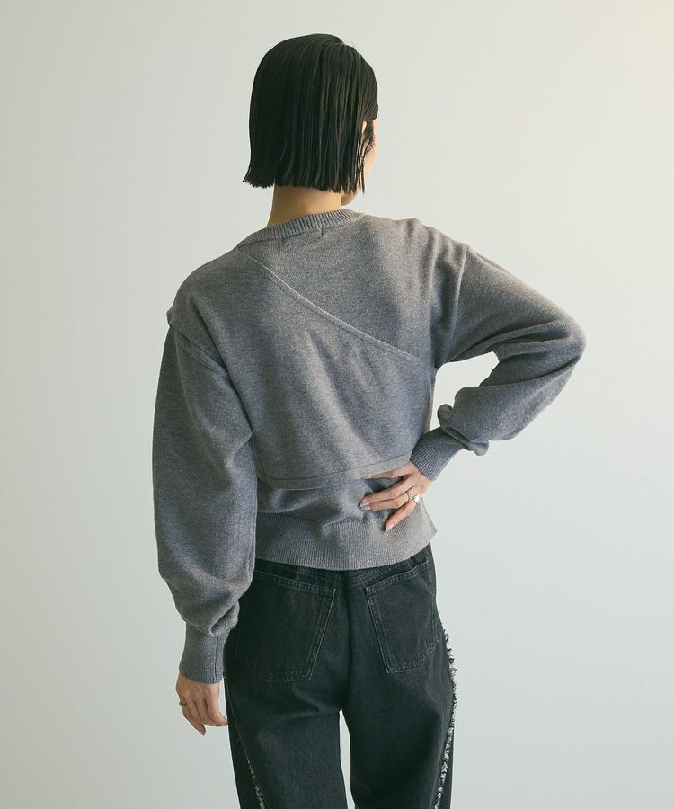 armonia「armonia.ツイストレイヤードプルオーバー」|ニット・セーター|