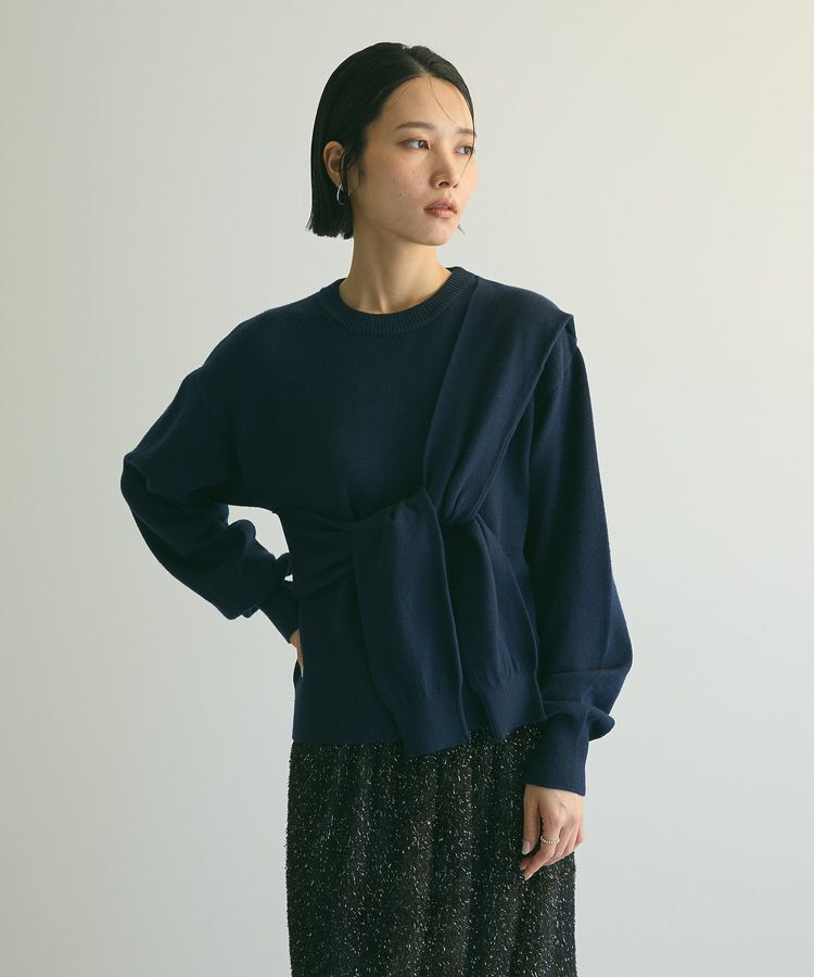 armonia「armonia.ツイストレイヤードプルオーバー」|ニット・セーター|