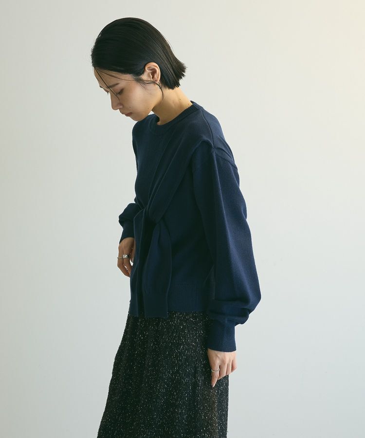 armonia「armonia.ツイストレイヤードプルオーバー」|ニット・セーター|