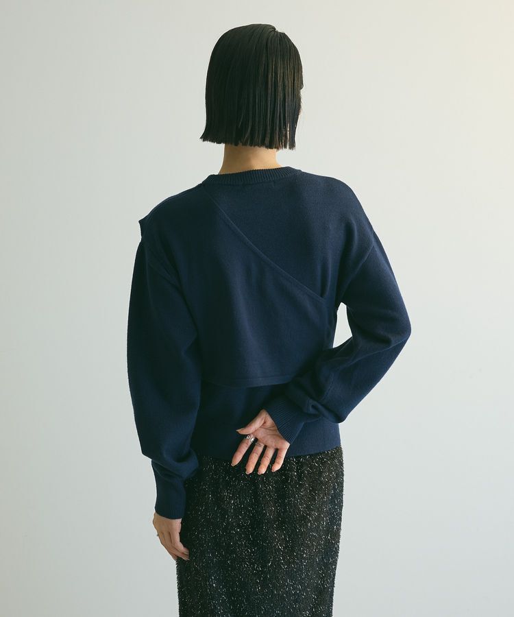 armonia「armonia.ツイストレイヤードプルオーバー」|ニット・セーター|