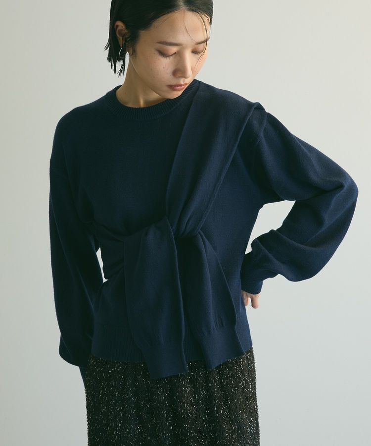 armonia「armonia.ツイストレイヤードプルオーバー」|ニット・セーター|