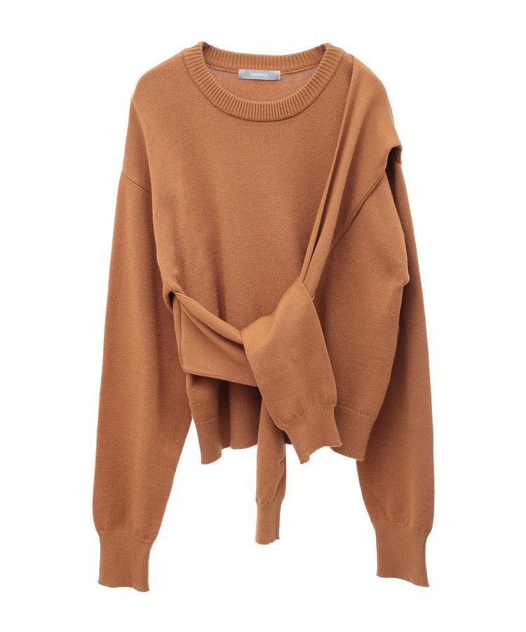 armonia「armonia.ツイストレイヤードプルオーバー」|ニット・セーター|