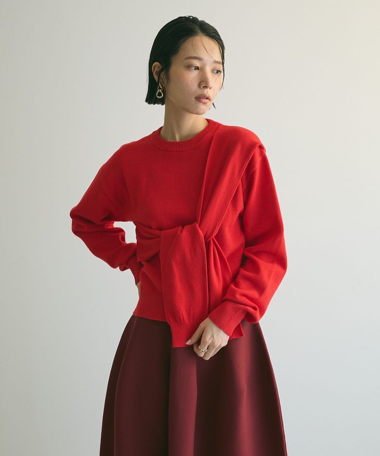 armonia「armonia.ツイストレイヤードプルオーバー」|ニット・セーター|