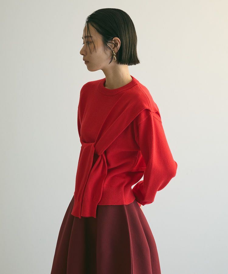 armonia「armonia.ツイストレイヤードプルオーバー」|ニット・セーター|