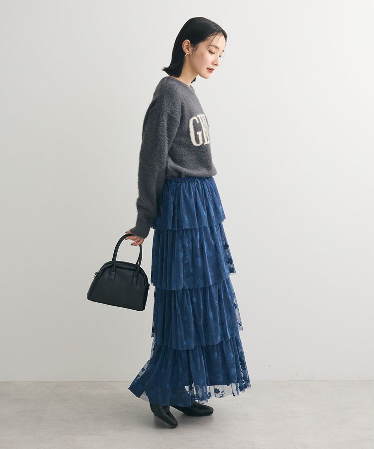 Green Parks「シャギーロゴニットプルオーバー」|ニット・セーター|