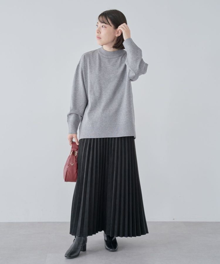 Green Parks「もちやわモックネックニットプルオーバー」|ニット・セーター|