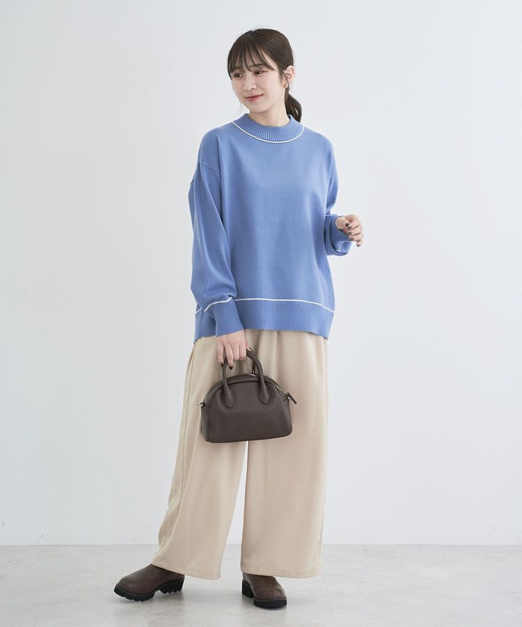 Green Parks「もちやわモックネックニットプルオーバー」|ニット・セーター|