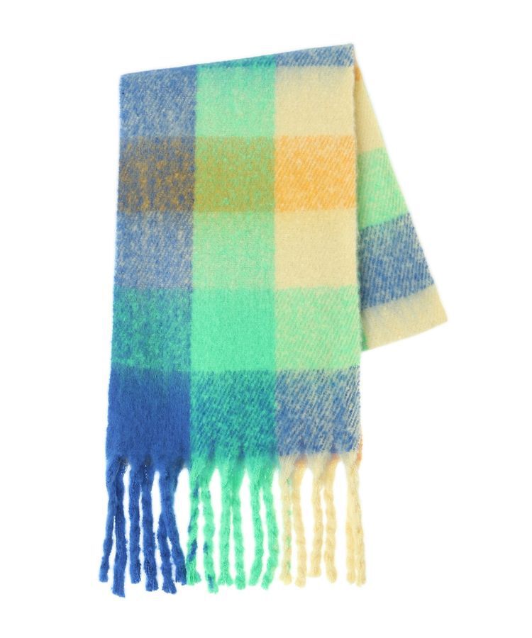 Green Parks「ボリュームチェックマフラー」|マフラー|Green