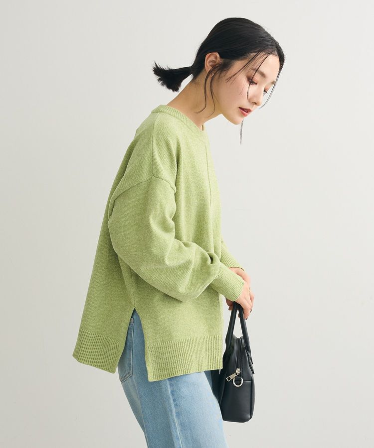 Green Parks「ベロアモールリラックスサイズニットプルオーバー」|ニット・セーター|