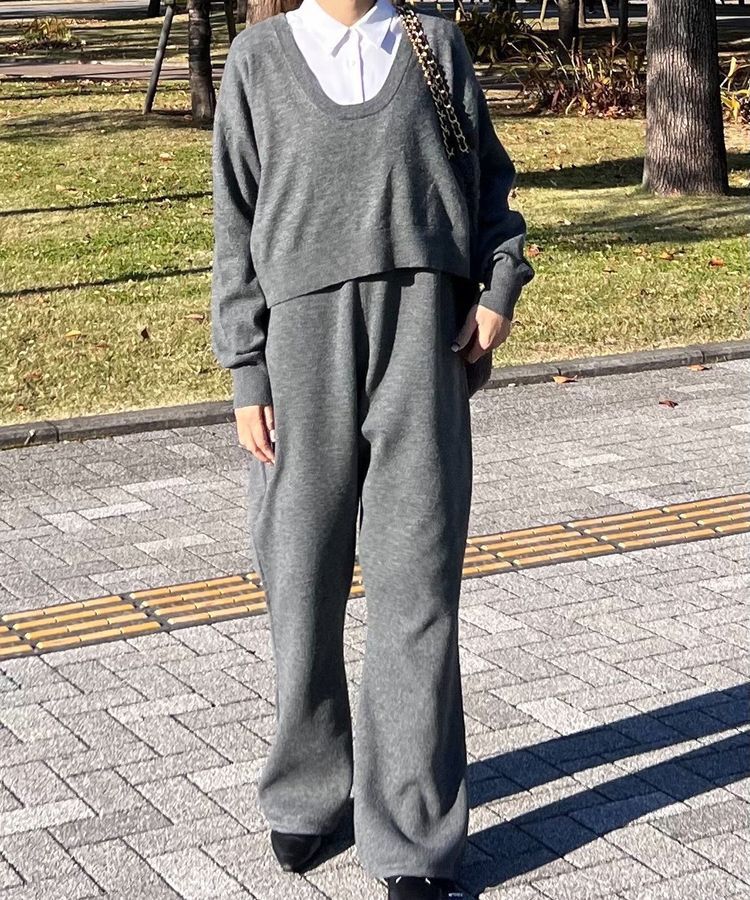 Green Parks「ニットサロペット」|オールインワン|