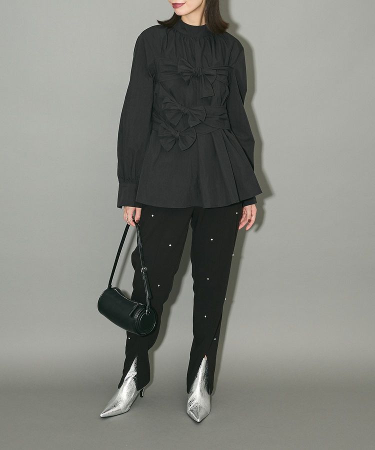 AnriettMusee「ビジューテーパードパンツ」|その他|