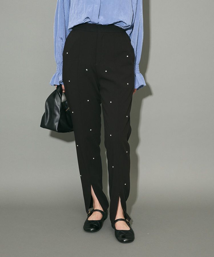 AnriettMusee「ビジューテーパードパンツ」|その他|
