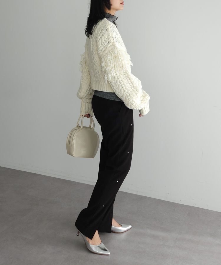 AnriettMusee「ビジューテーパードパンツ」|その他|