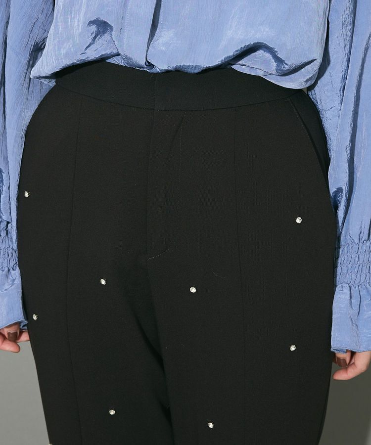 AnriettMusee「ビジューテーパードパンツ」|その他|