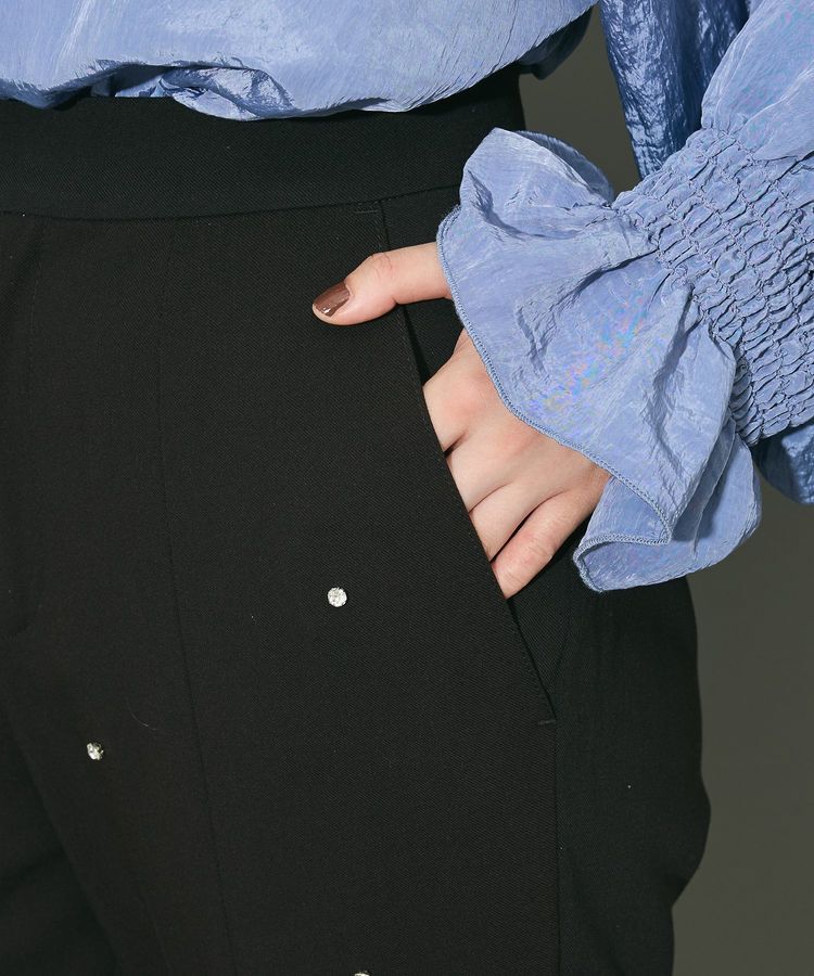 AnriettMusee「ビジューテーパードパンツ」|その他|