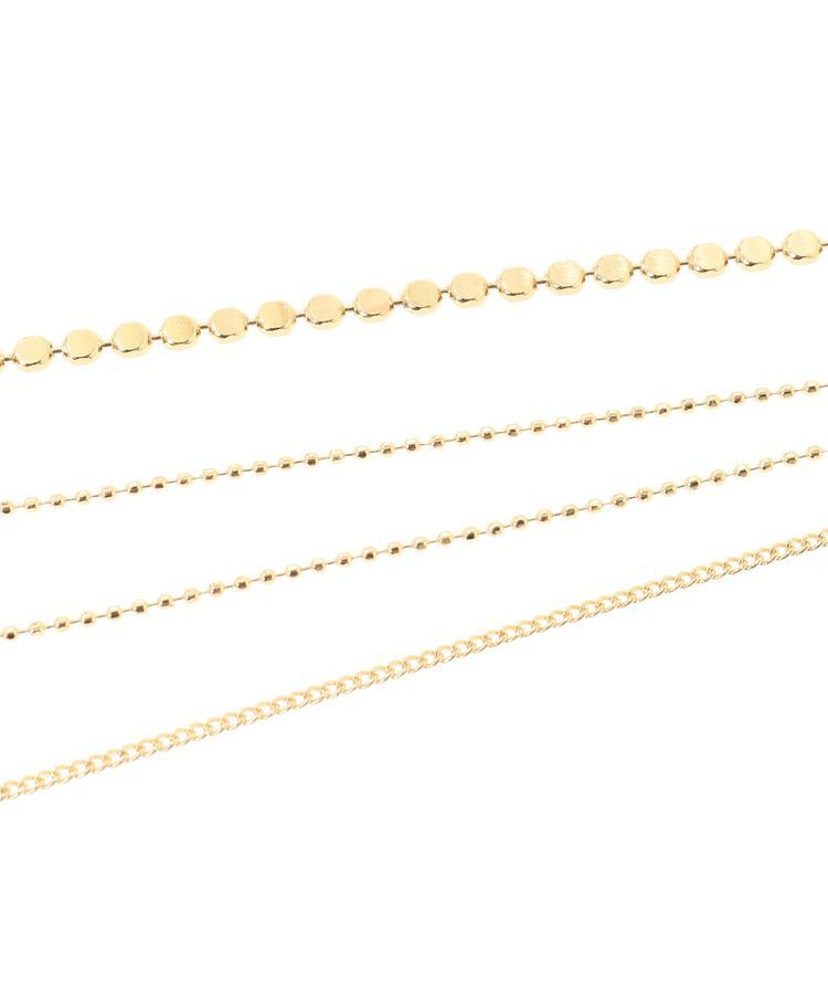 armonia「everywalk.2本セットクラフト調コインネックレス」|ネックレス|