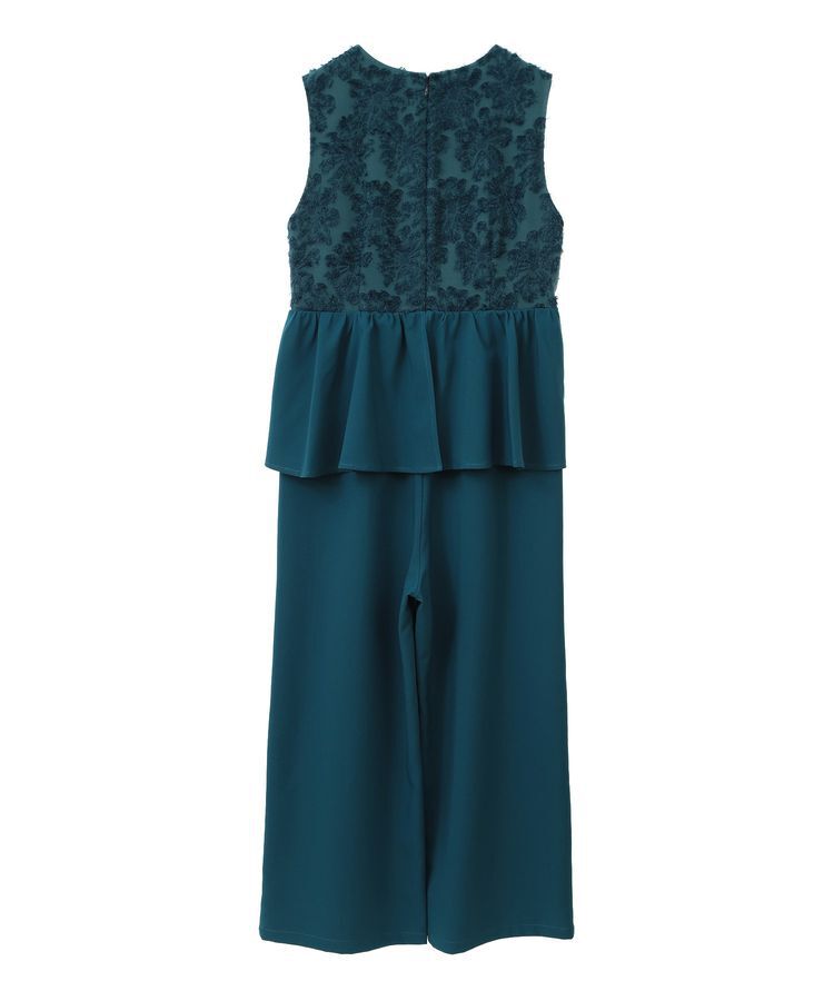 Green Parks「・Railme ジャカードペプラムサロペット」|オールインワン|