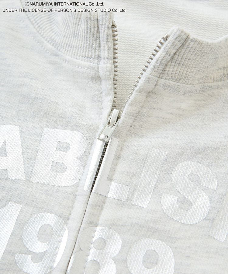 Green Parks「ANGEL BLUE箔プリントZIPカーディガン」|カーディガン|