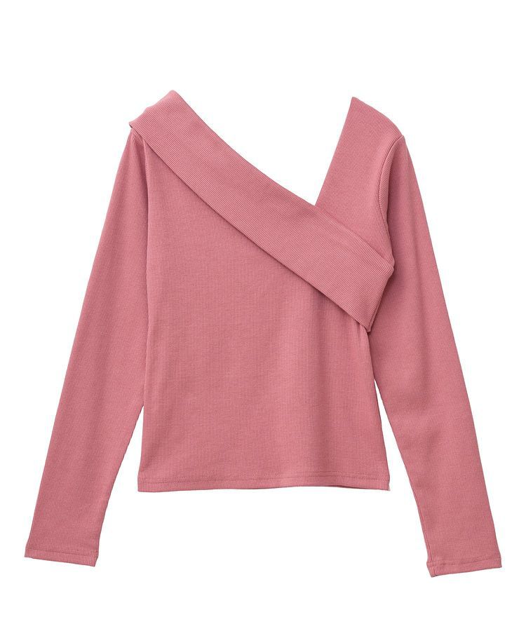 Green Parks「・swing by クロスネックプルオーバー」|Tシャツ・カットソー|