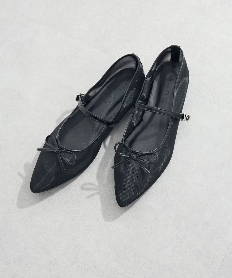 armonia「RUPIS. メッシュポインテッドメリージェーン」|パンプス|Black