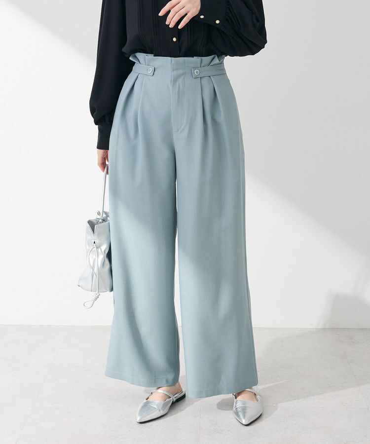 Green Parks「・ELENCARE DUE サイドベルトタックパンツ」|その他|Green