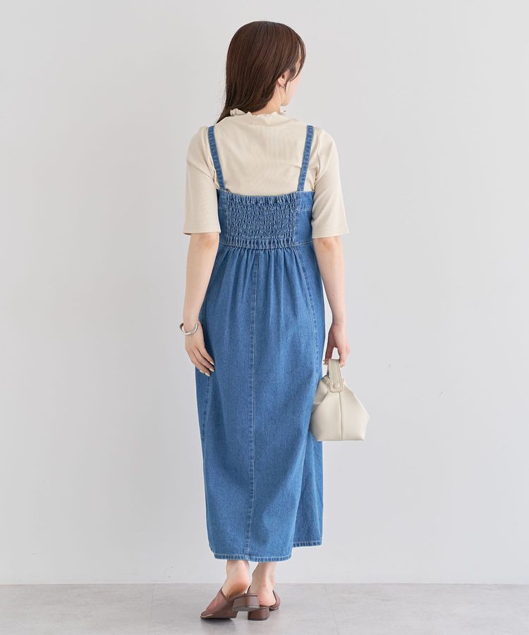 Green Parks「・ELENCARE DUE デニムW-ZIPジャンスカ」|ジャンパースカート|