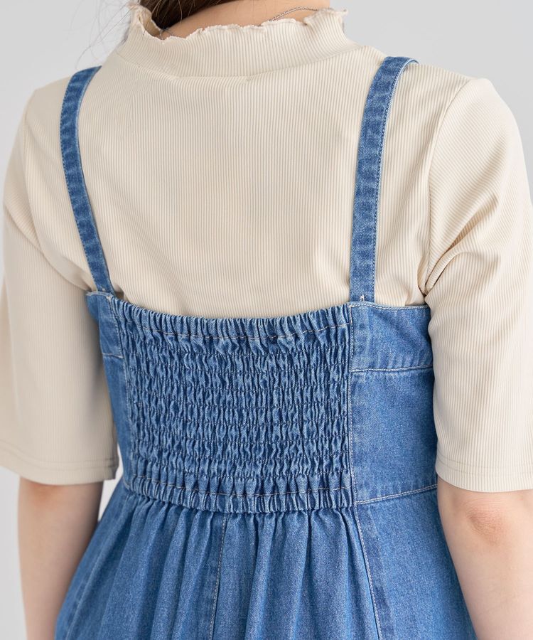 Green Parks「・ELENCARE DUE デニムW-ZIPジャンスカ」|ジャンパースカート|